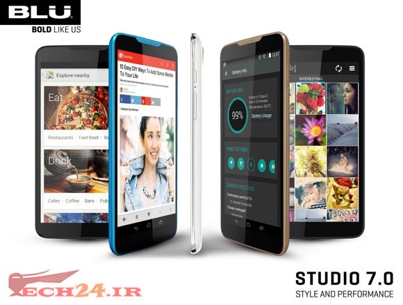 معرفی BLU Studio 7.0 با صفحه نمایش بزرگ و قیمت مناسب