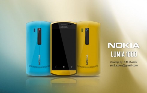 نمایی از گوشی Nokia-Lumia-1000