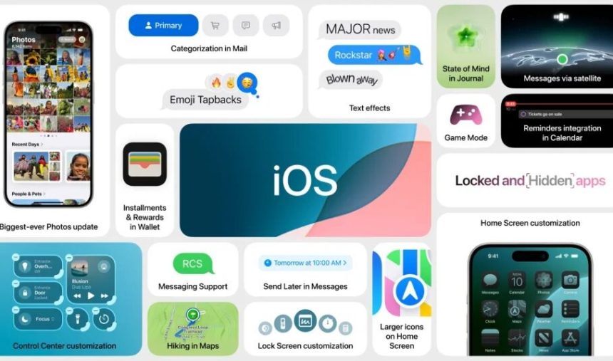 اپل از سیستم عامل iOS 18 رونمایی کرد