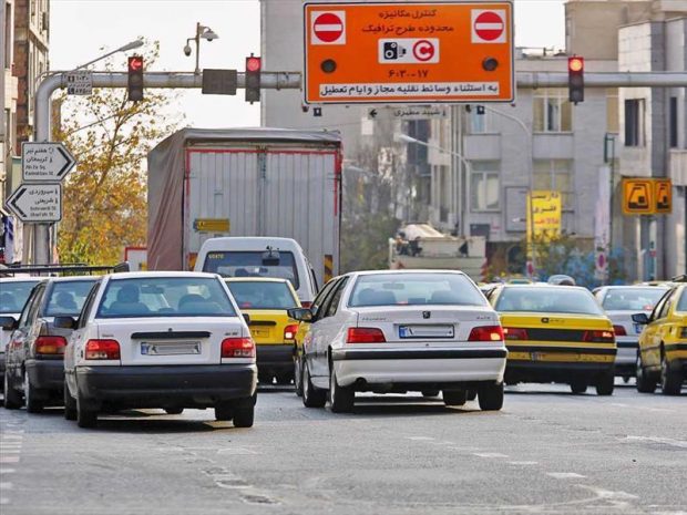 نرخ جدید طرح ترافیک تهران در ۱۴۰۴