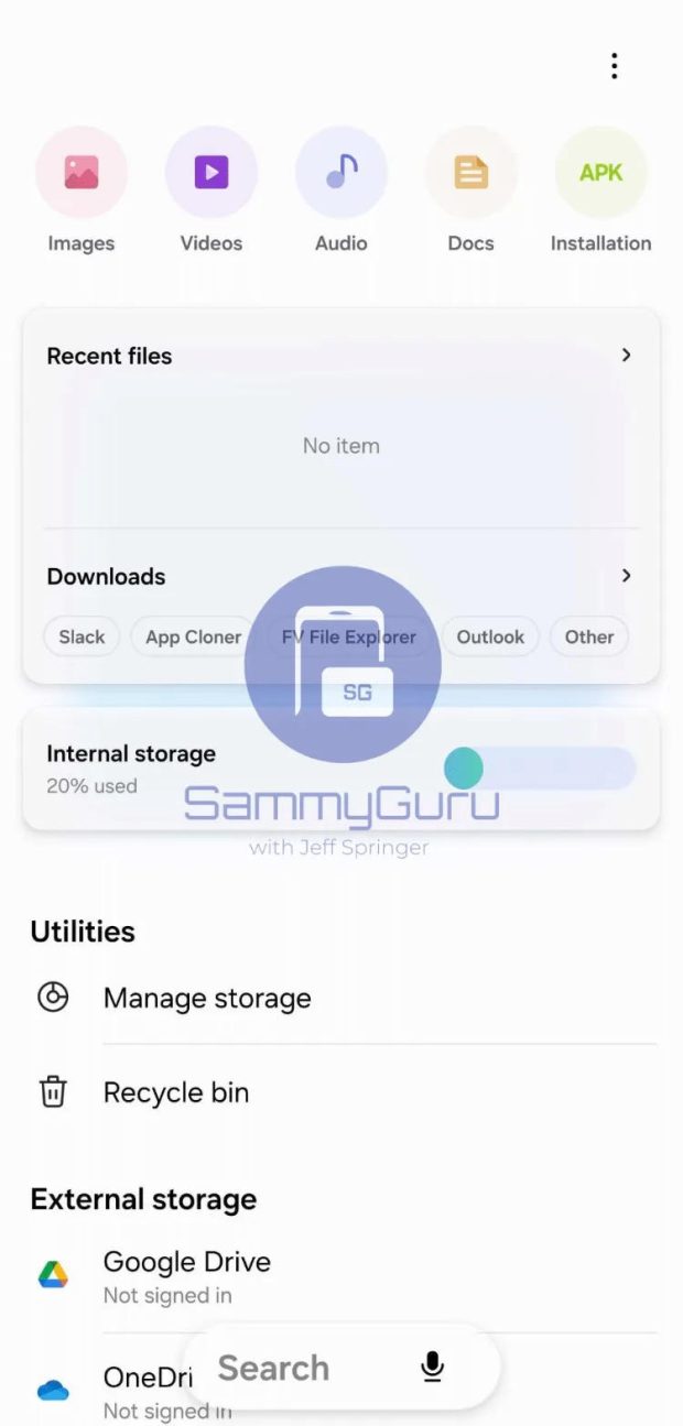 One UI 8.5 سامسونگ شبیه Liquid Glass آیفون
