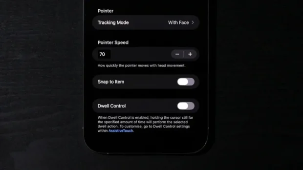کنترل آیفون با زبان