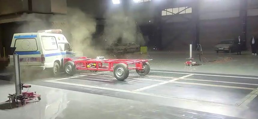 اولین مرکز تست تصادف ایران