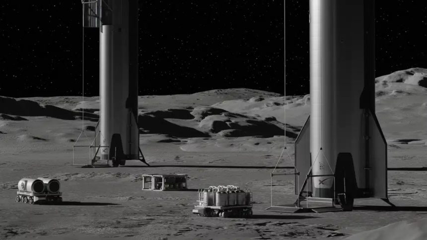 شهر اسپیس ایکس روی ماه