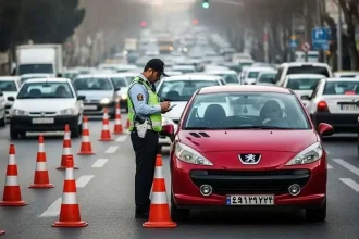 نرخ جرایم رانندگی در نوروز ۱۴۰۵