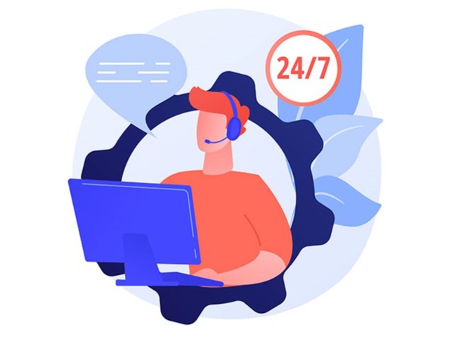 پشتیبانی 24 ساعته سایت