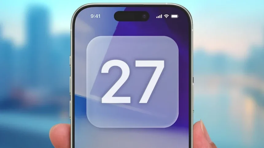 تغییرات ظاهری iOS 27