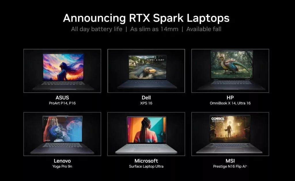 تراشه انویدیا RTX Spark