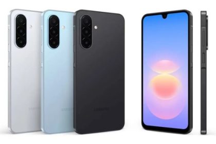 گوشی هوشمند گلکسی A18 (Galaxy A18) سامسونگ در سه رنگ سفید، آبی و مشکی
